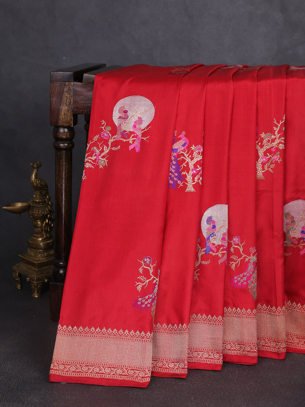 Red Banarasi Silk Saree