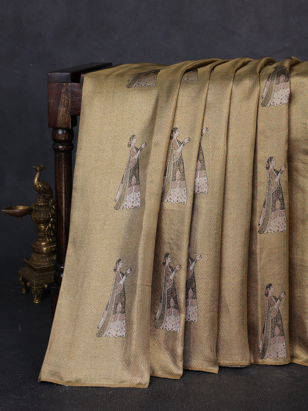 Gold Pure Kanchipuram Silk Saree