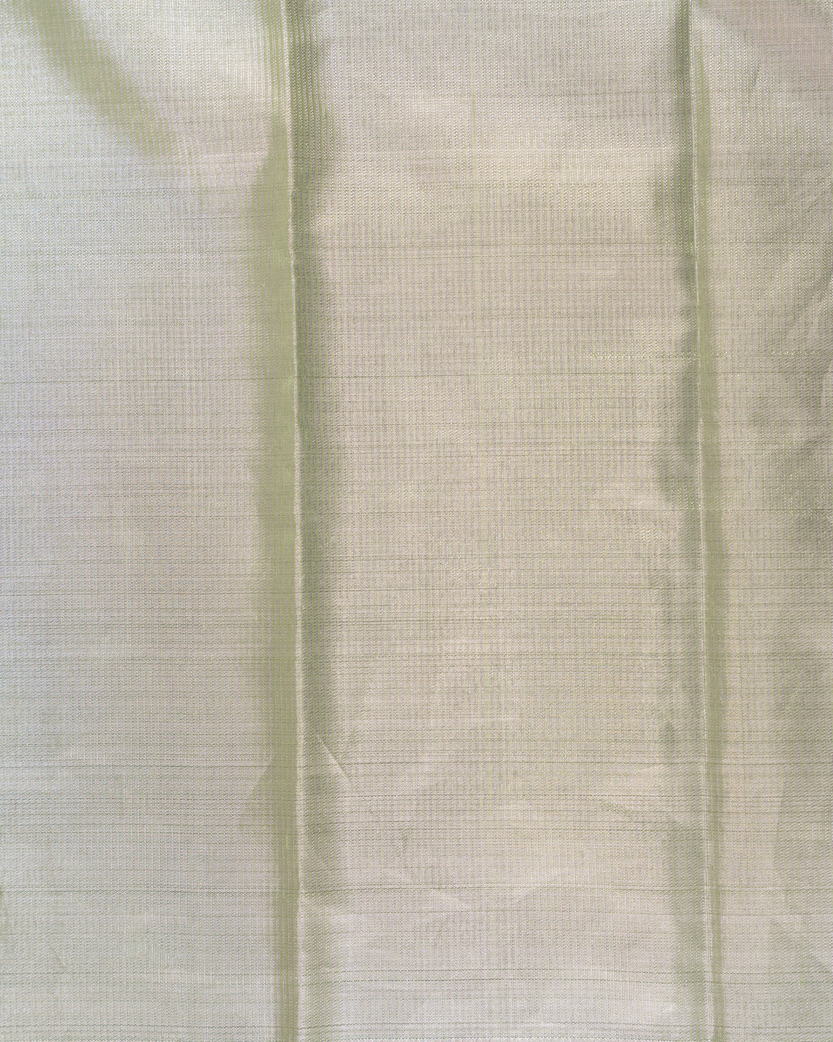 Pista Green Kanchipuram Silk Saree With Geometric Weaves