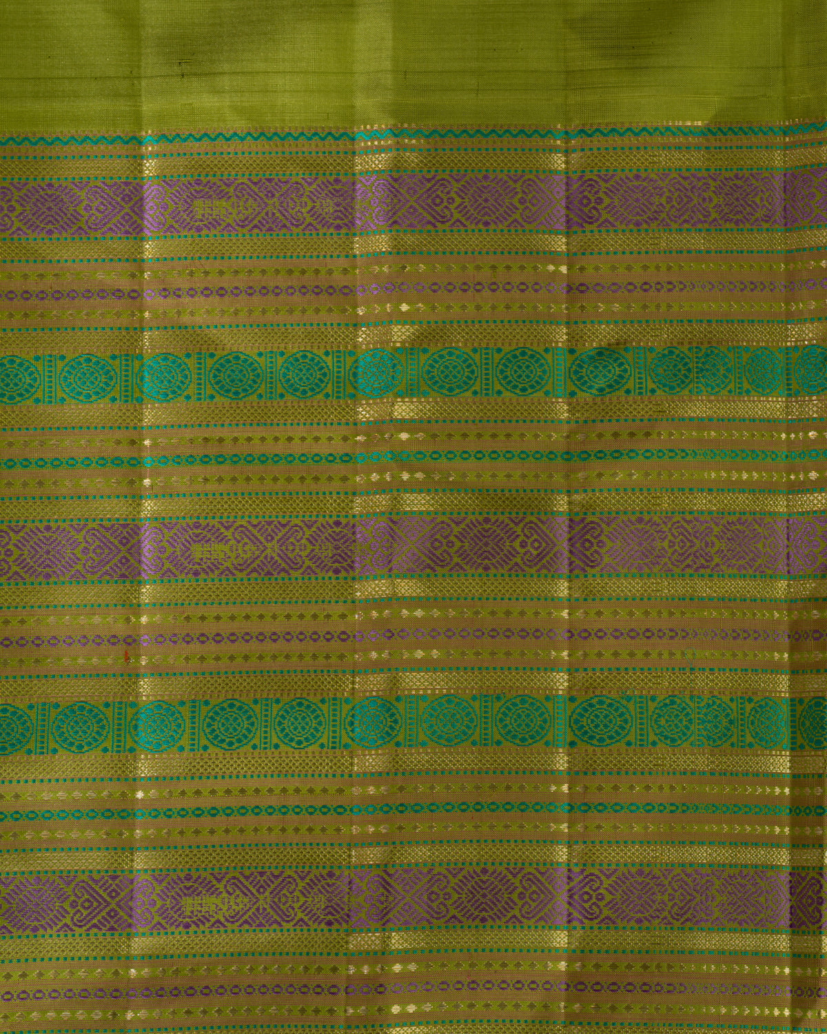 Light Pink Tissue Kanchipuram Silk Saree With Golden Zari Buttas