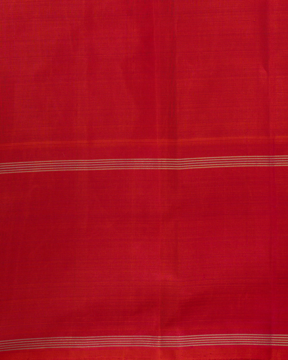 Multi Colour Kanchipuram Silk Saree With Pink Contrast Border & Pallu