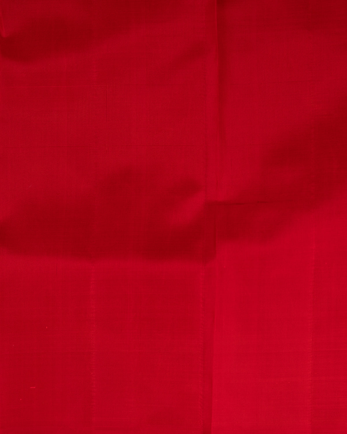 Red Kanchipuram Silk Saree With Zari Weaves & Rich Floral Border