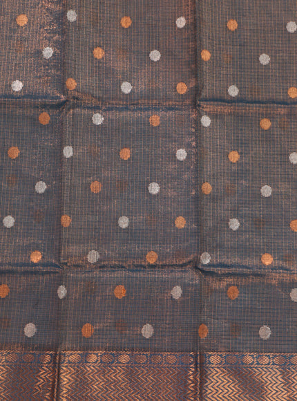 Gold Tissue Zari Kota Saree With Mina Weaves