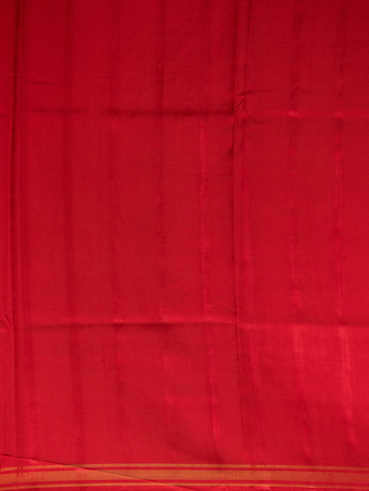 Blue & Red Banarasi Silk Saree With Patola Border