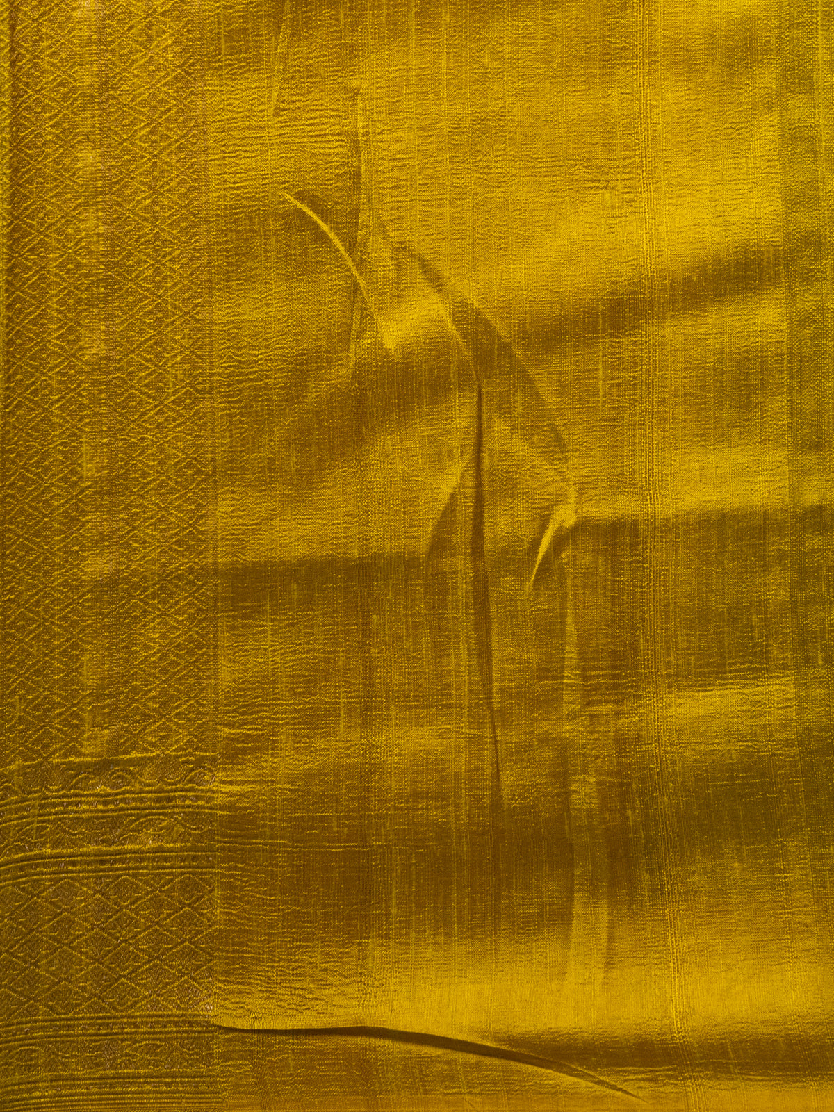 Blue & Yellow Banarasi Raw Silk Saree