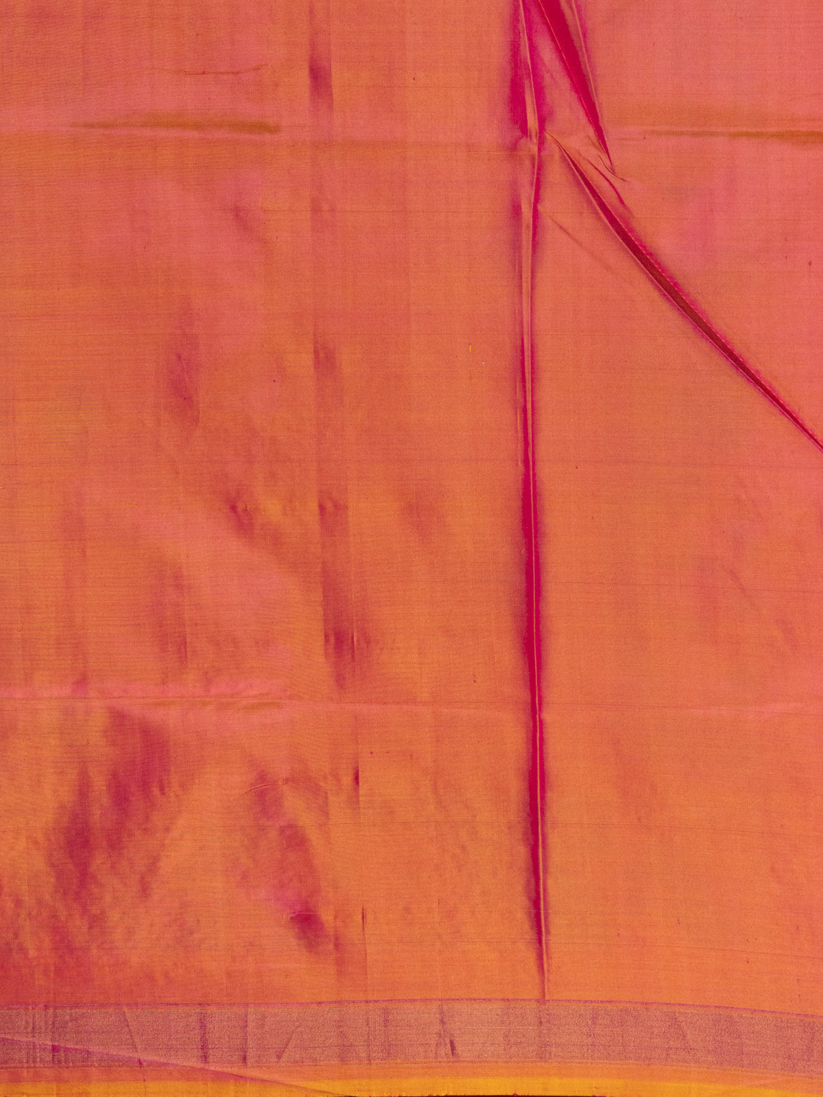 Light Green & Pink Rajkot Patola Silk Saree With Border Embroidery