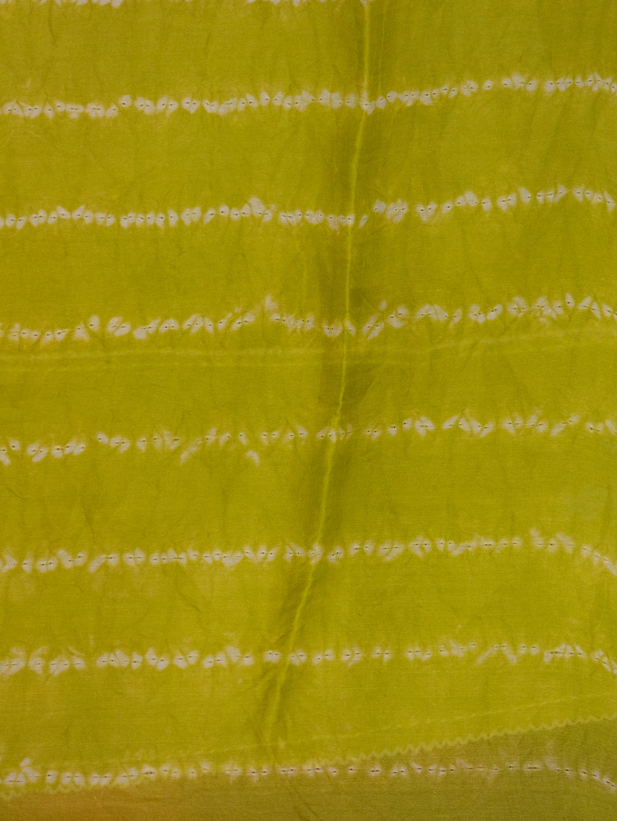 Light Green Organza Silk Saree With Shibori Prints