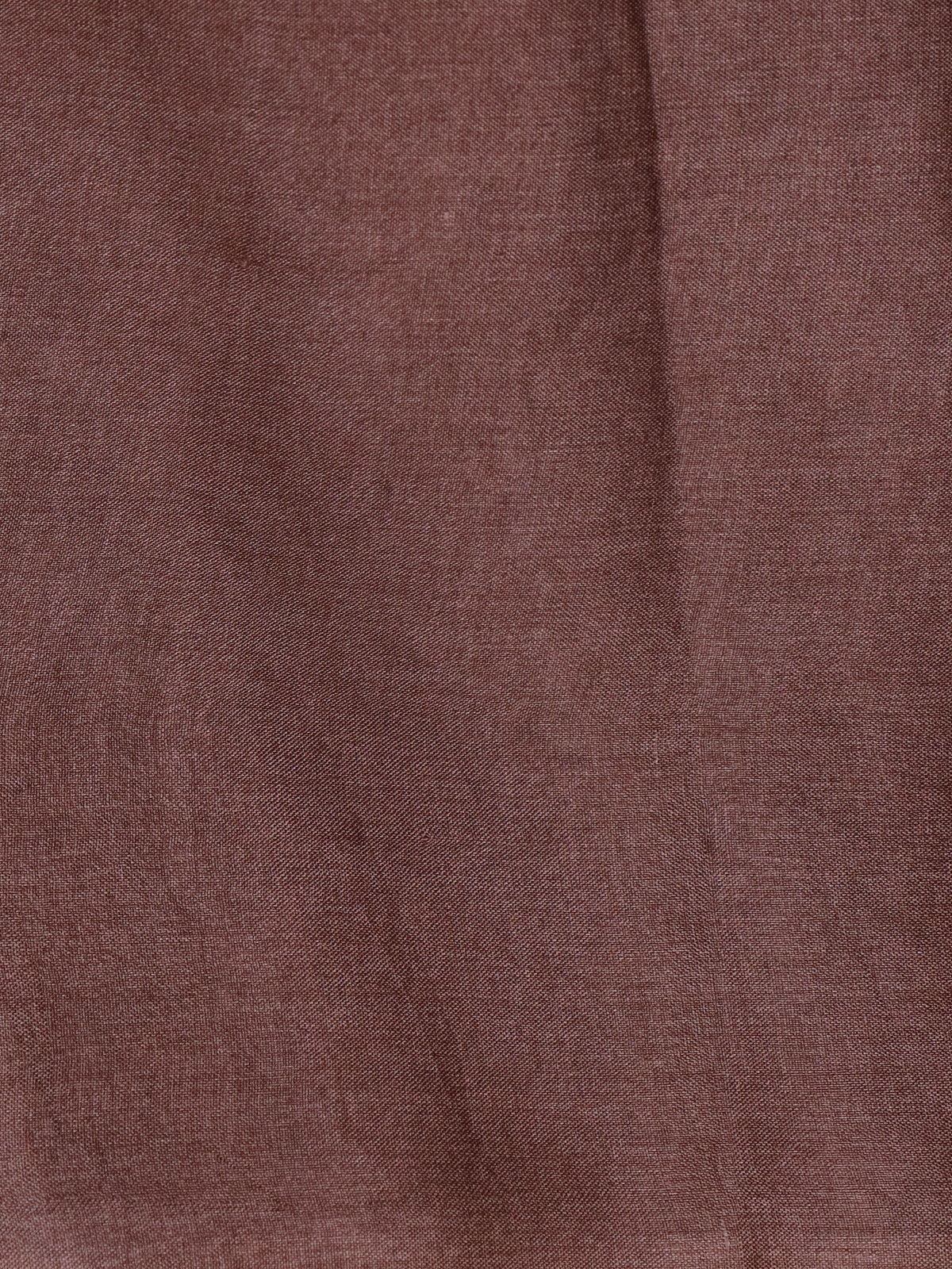 Brown -Cream Pure Tussar Silk Saree