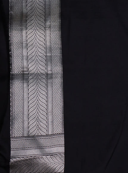 Black Banarasi Silk Saree