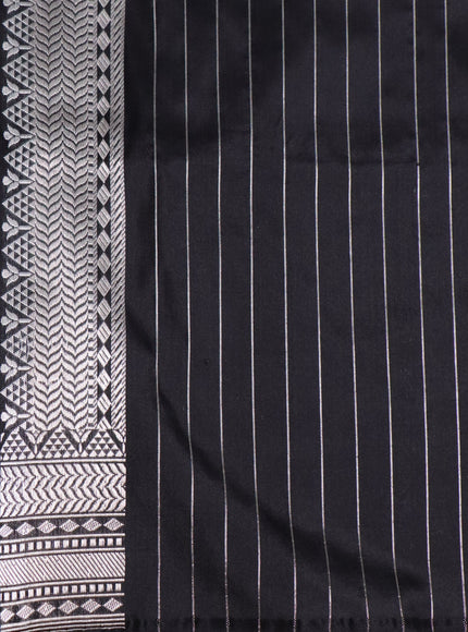 Black Banarasi Silk Saree