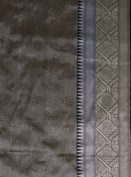 Black Banarasi Silk Saree