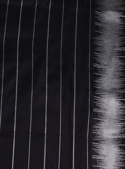 Black Banarasi Silk Saree