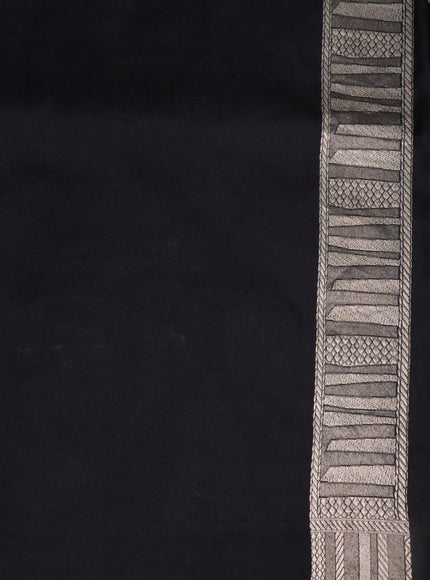 Black Banarasi Silk Saree
