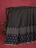 Black Kanchipuram Silk Saree