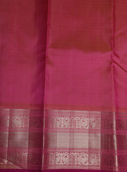 Light Green-Pink Kanchipuram Silk Saree
