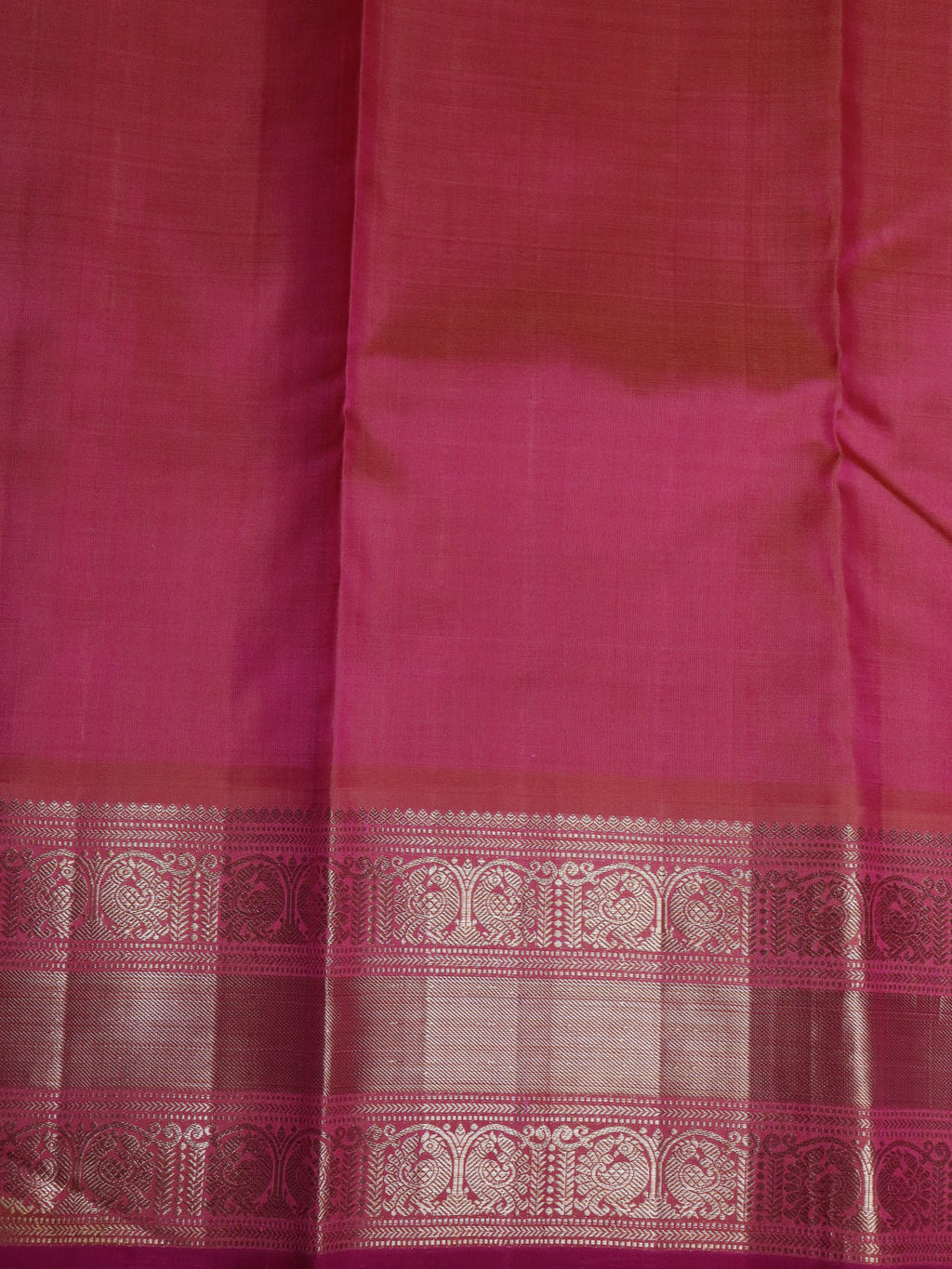 Light Green-Pink Kanchipuram Silk Saree