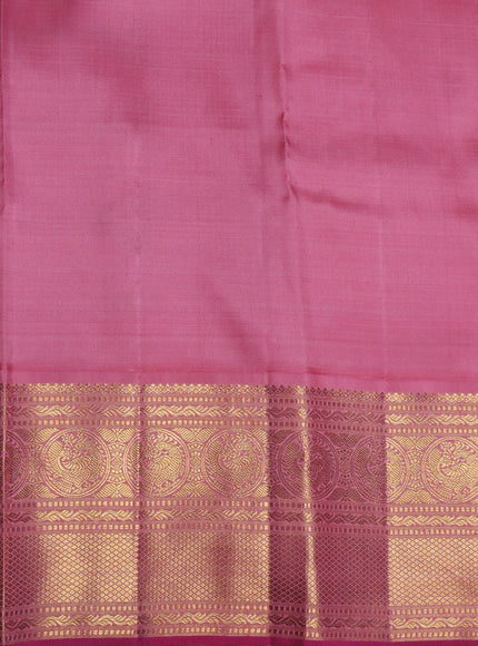Red-Pink Kanchipuram Silk Saree