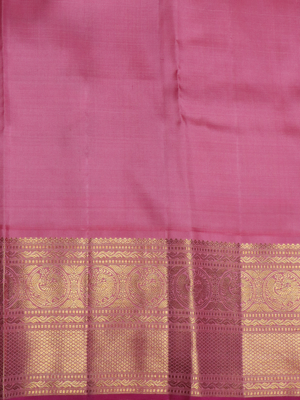 Red-Pink Kanchipuram Silk Saree
