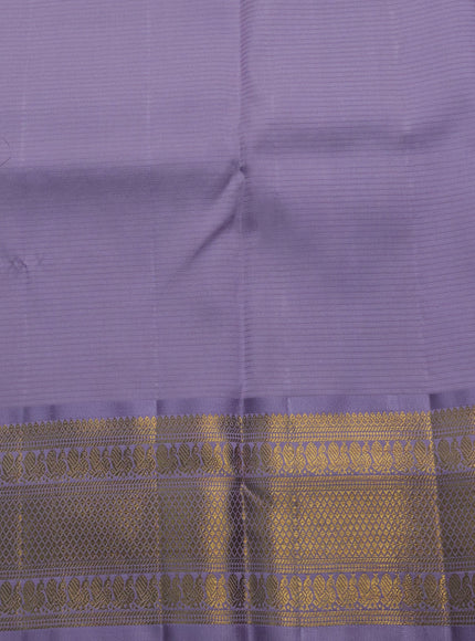 Lavender Pure Kanchipuram Kota Saree