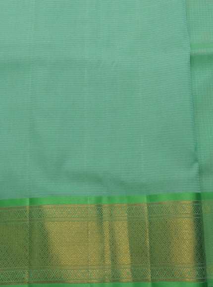 Teal Green Pure Kanchipuram Kota Saree