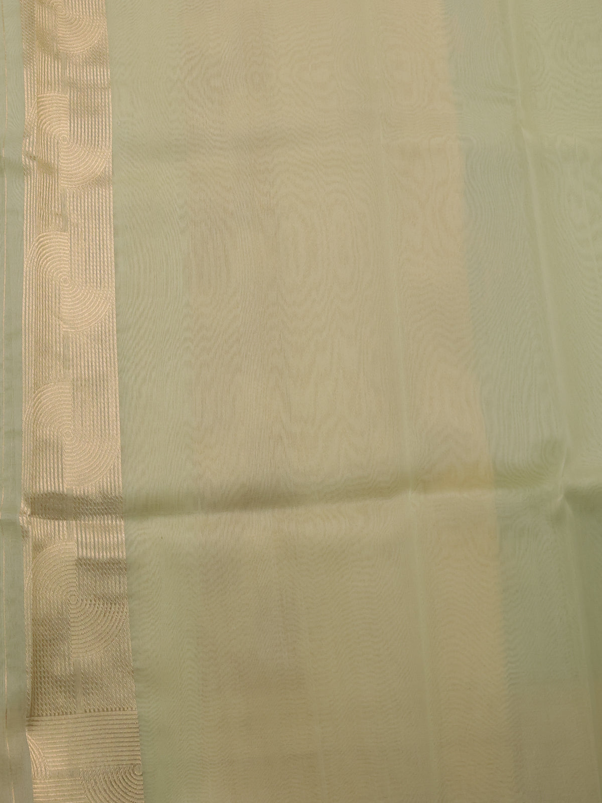 Pista Green Banarasi Kora Saree