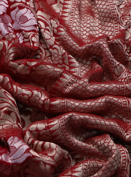 Red Banarasi Georgette Saree
