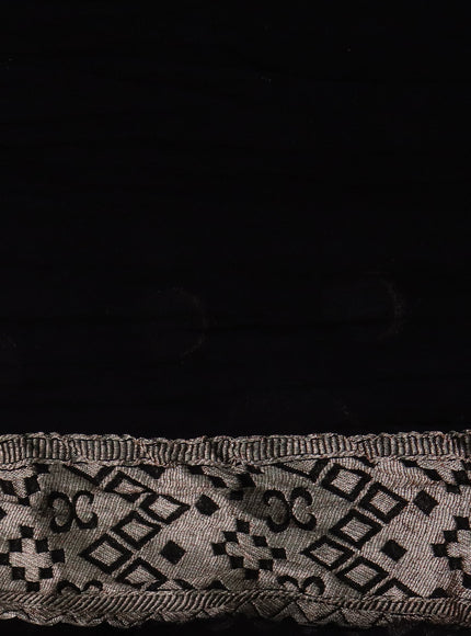 Black Banarasi Georgette Saree