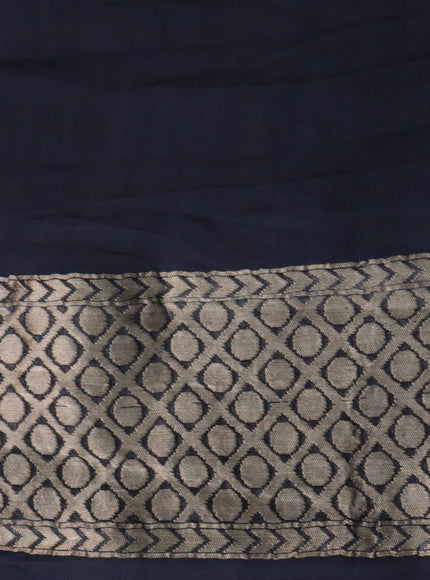 Grey Banarasi Georgette Saree
