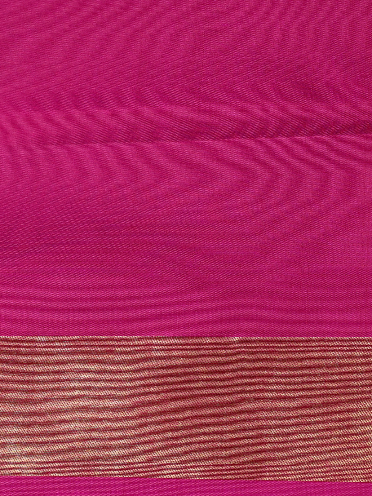 Off White-Multi Colour Pure Kanchipuram Silk Saree