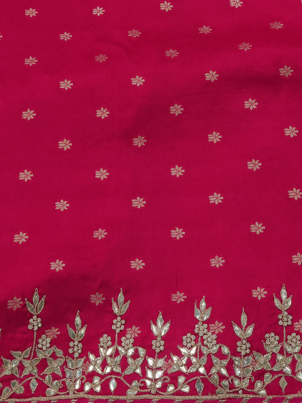 Pink Banarasi Georgette Saree