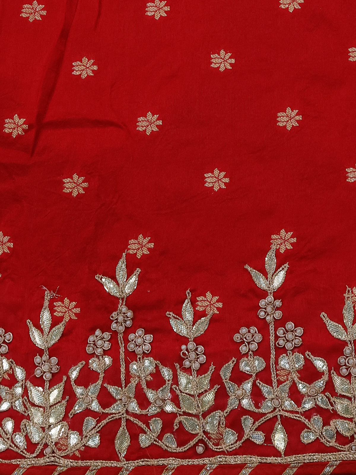 Red Banarasi Georgette Saree
