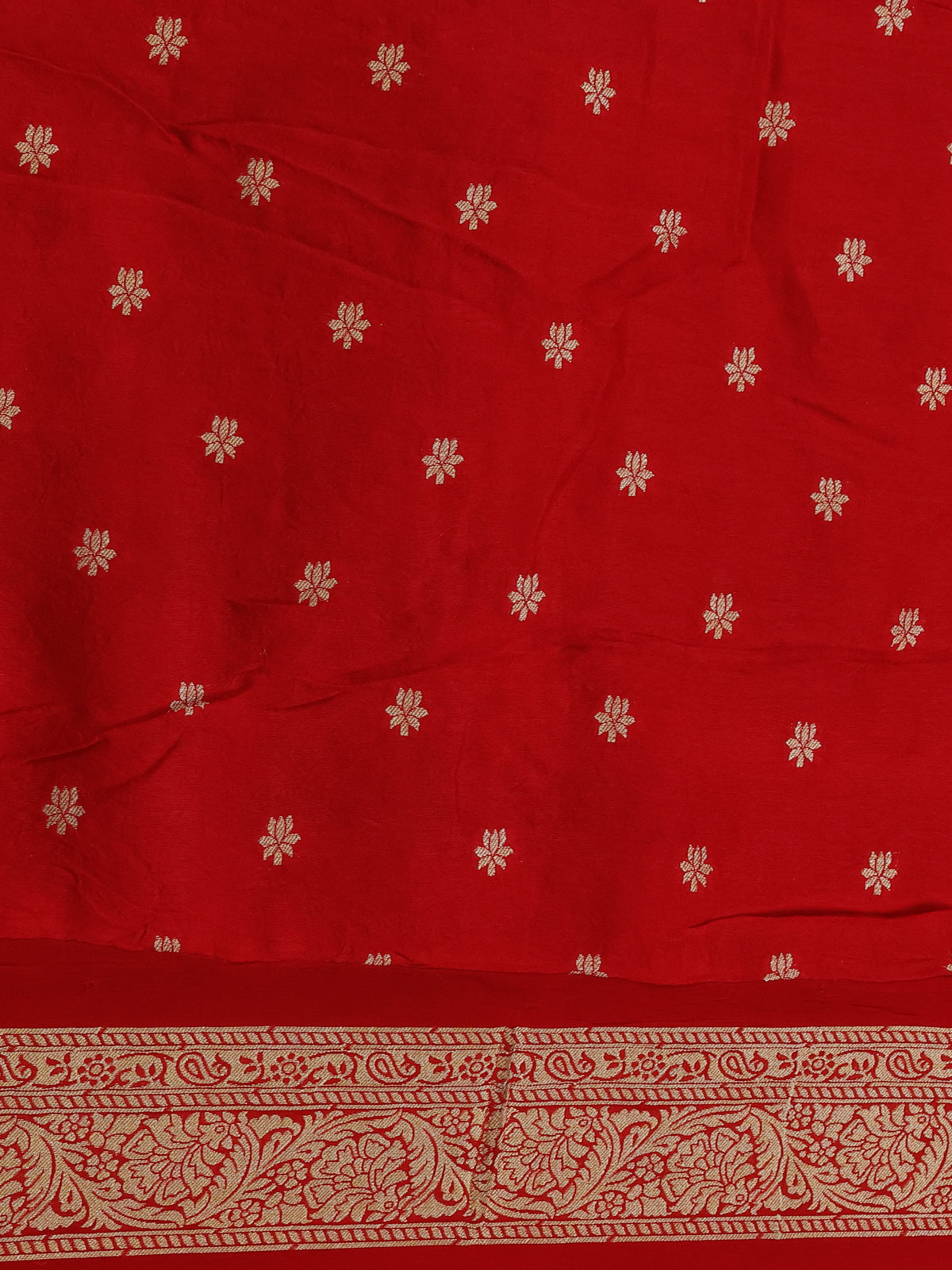 Red Banarasi Georgette Saree