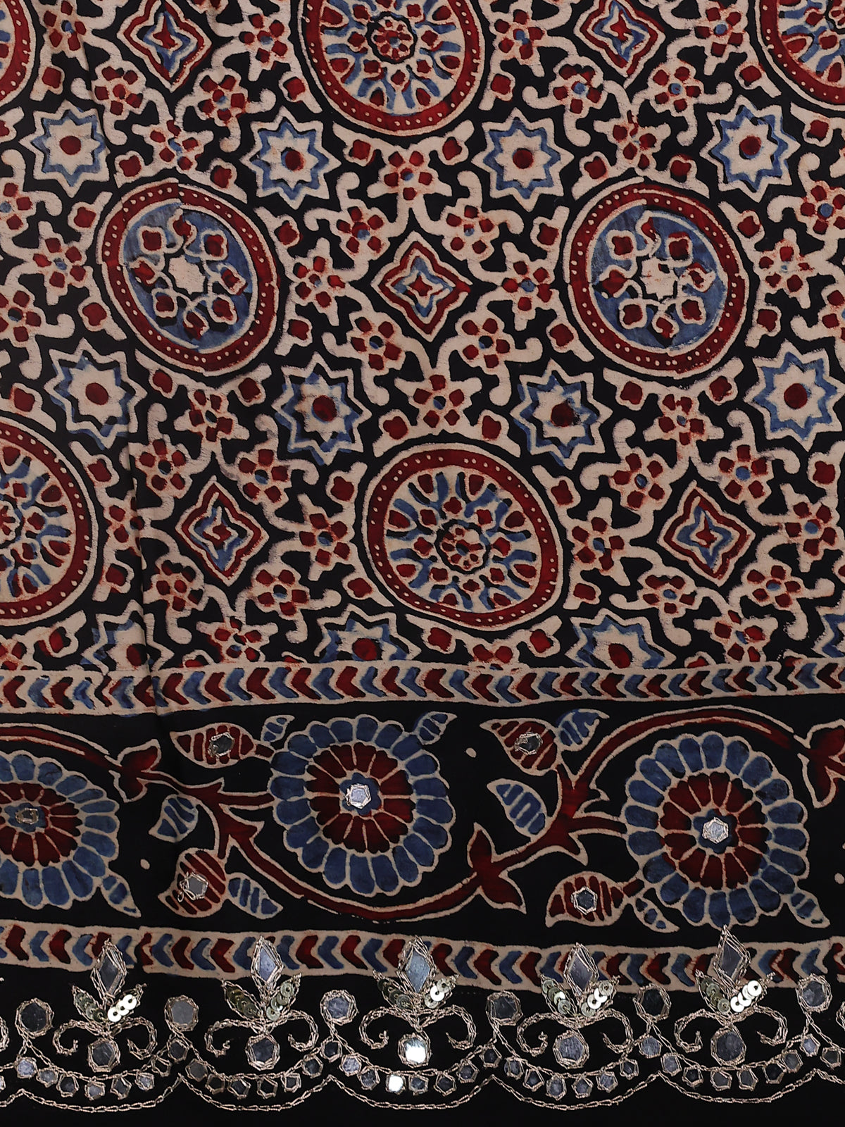 Black Modal Silk Saree