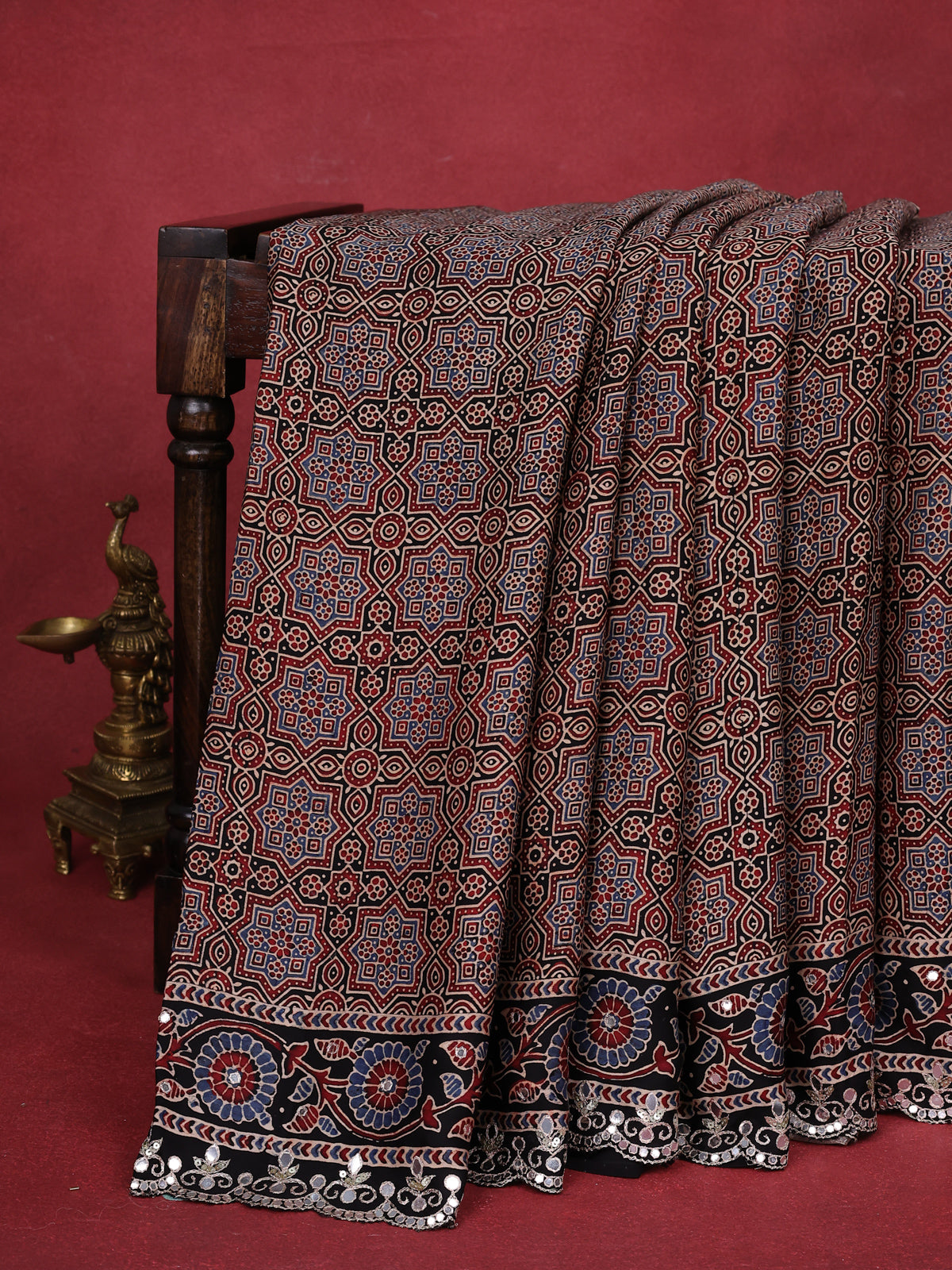 Black Modal Silk Saree