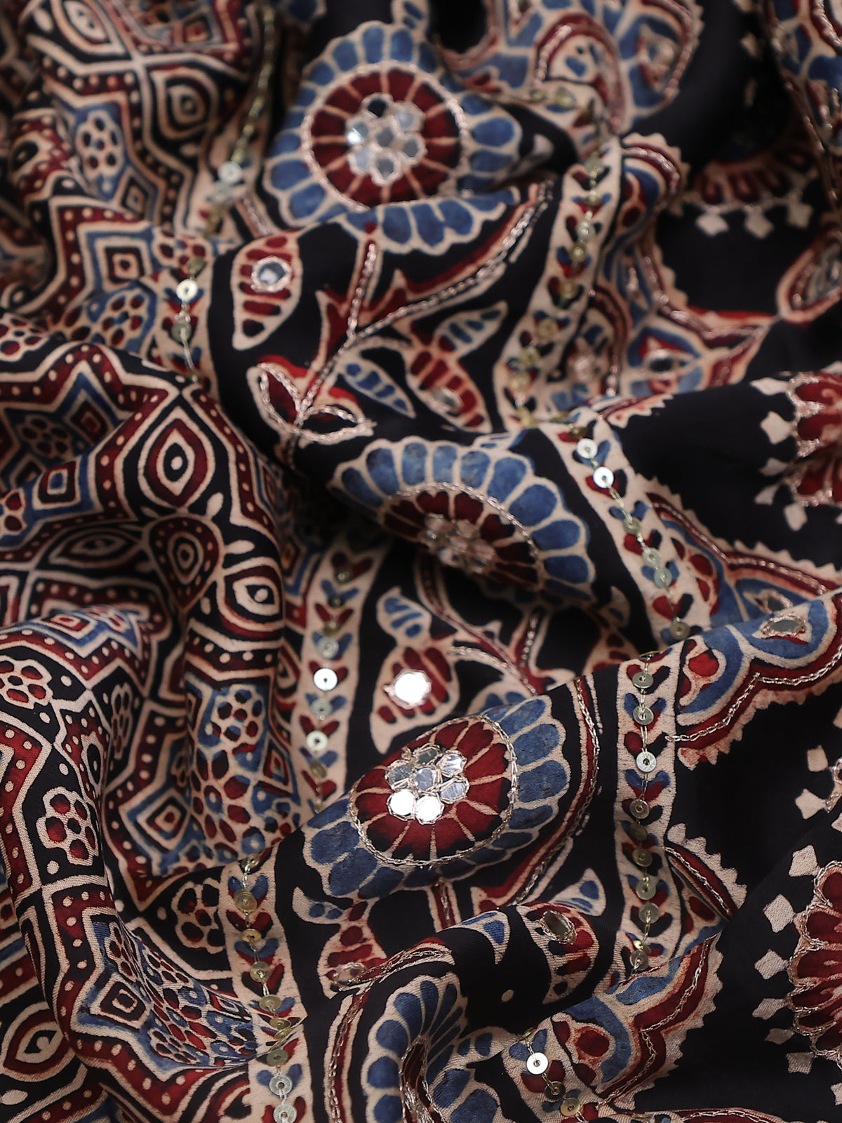 Black Modal Silk Saree