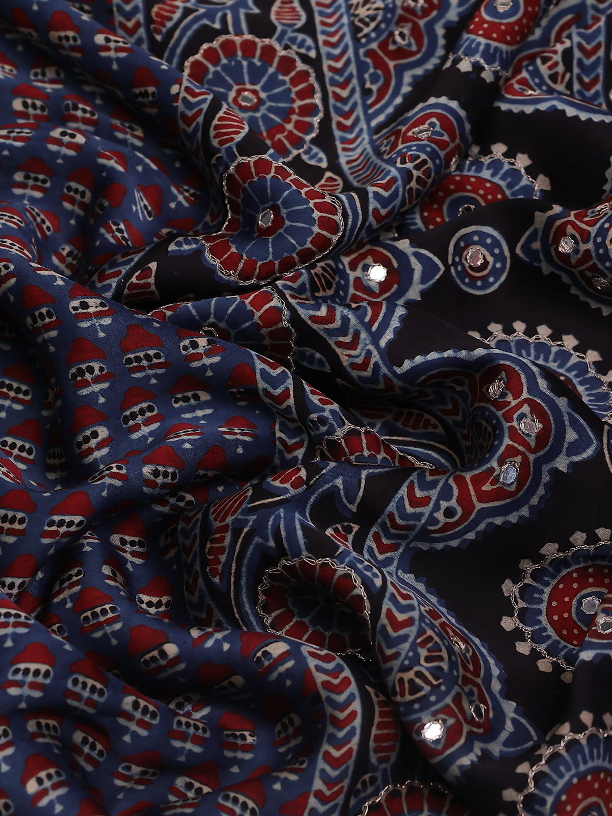 Blue Modal Silk Saree