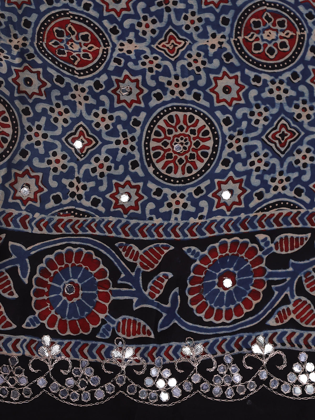 Blue Modal Silk Saree