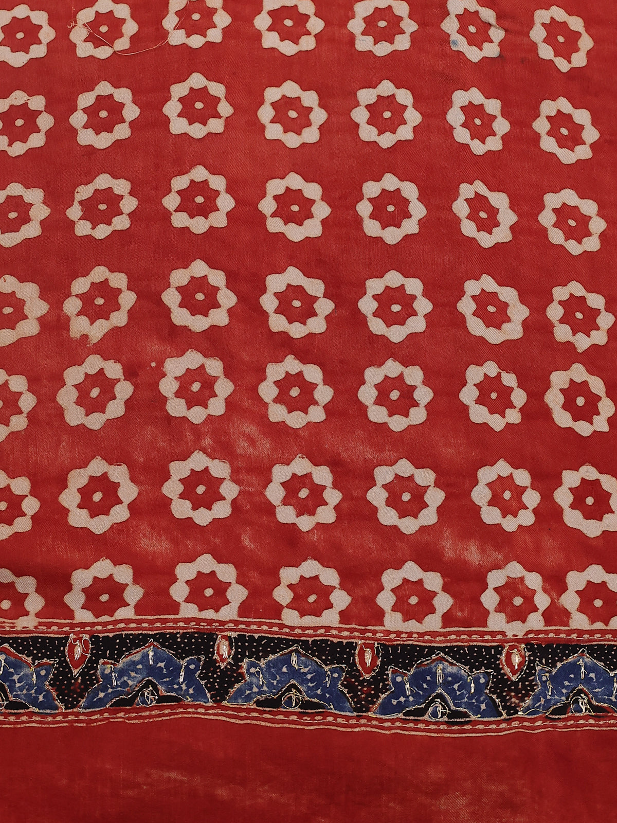 Maroon-Blue Modal Silk Saree