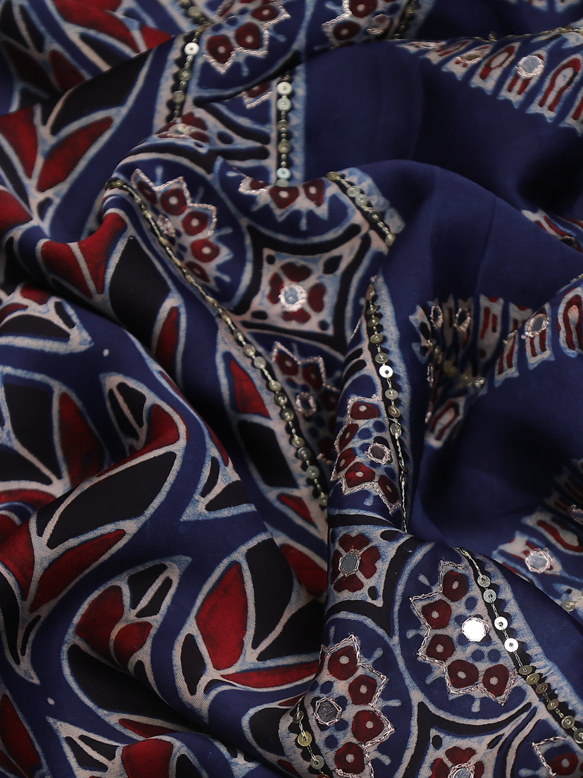 Blue Modal Silk Saree