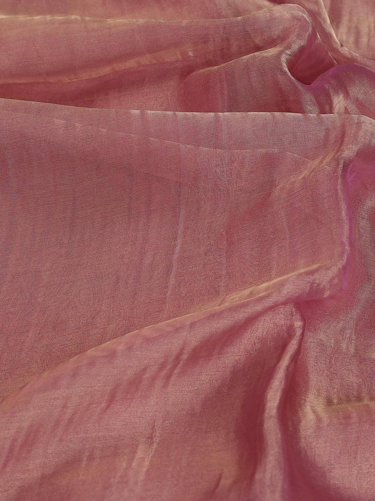 Pastel Pink Tissue Silk Saree