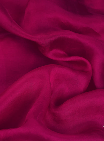 Pink Organza Silk Saree