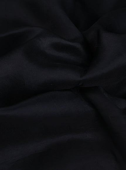 Black Organza Silk Saree