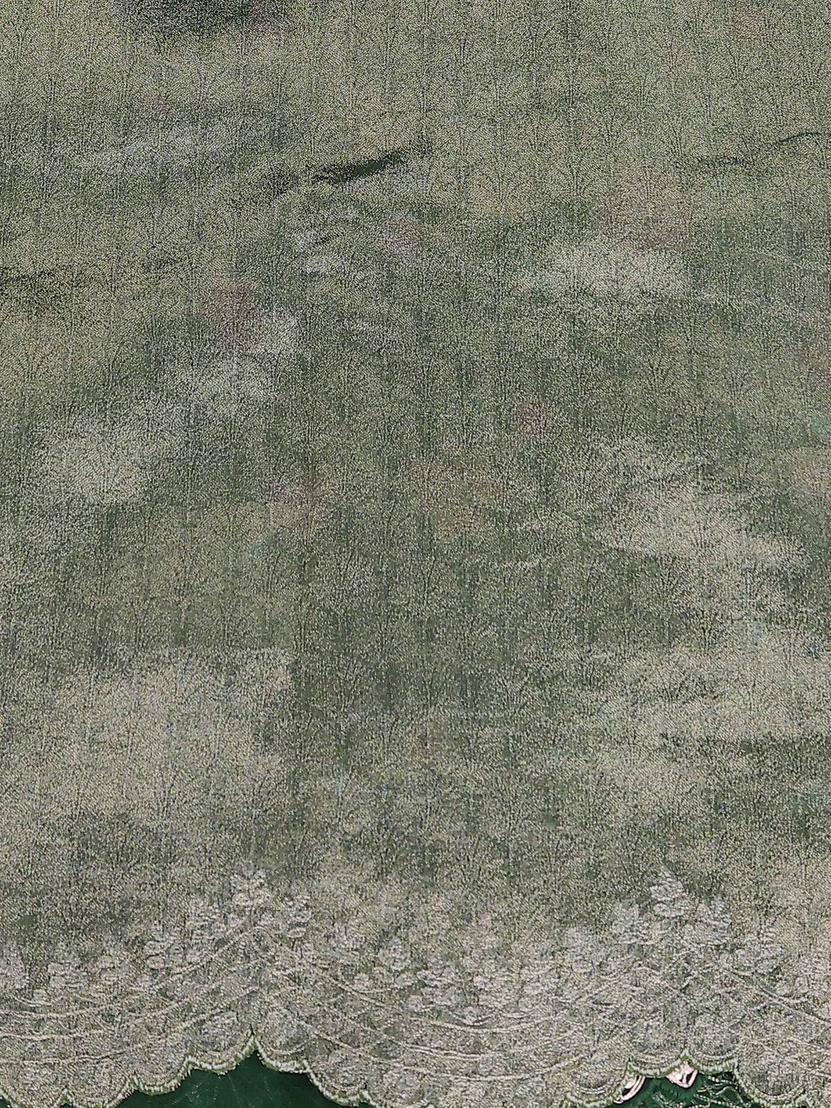 Green Organza Silk Saree