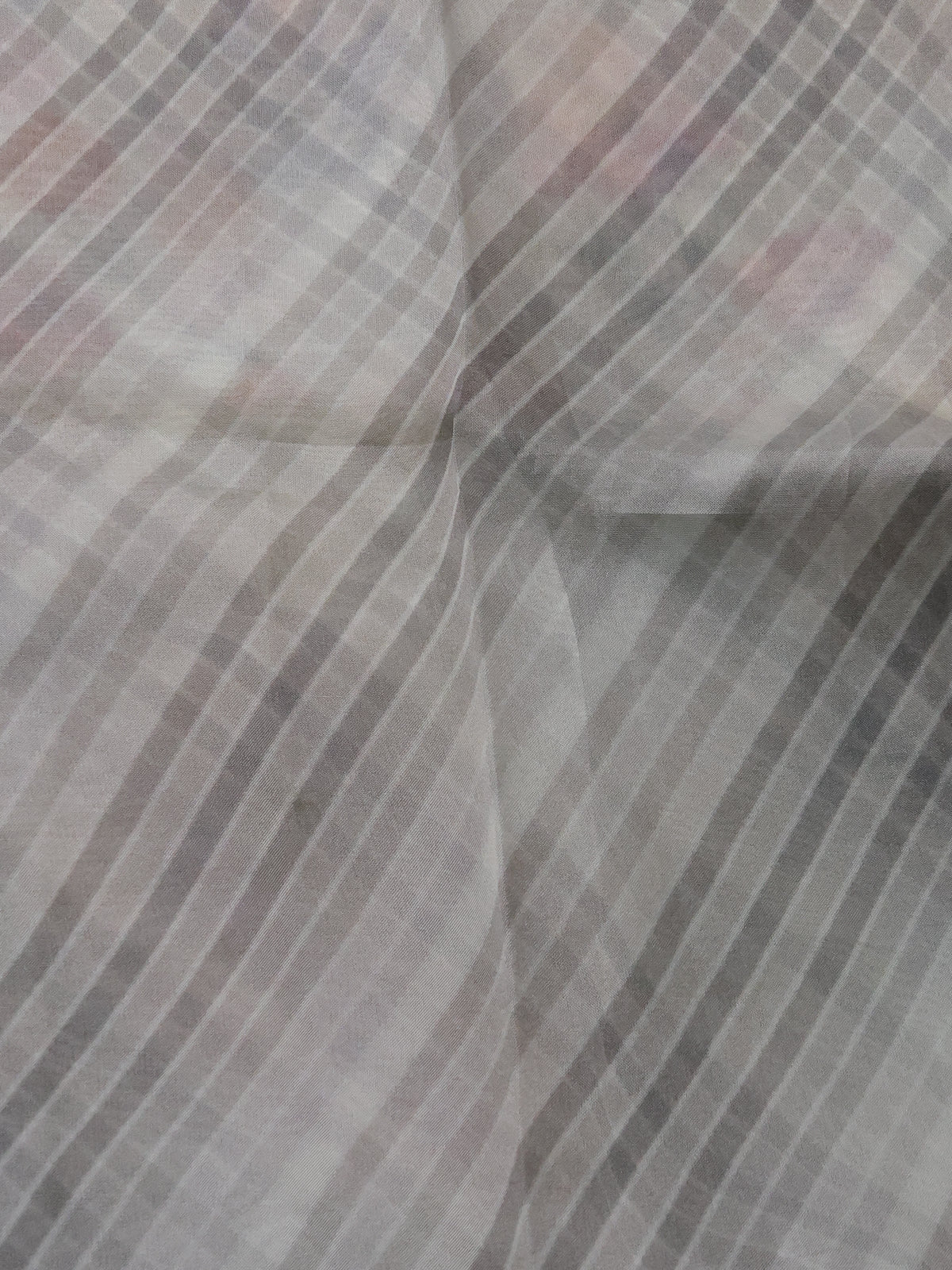 Off White Organza Silk Saree