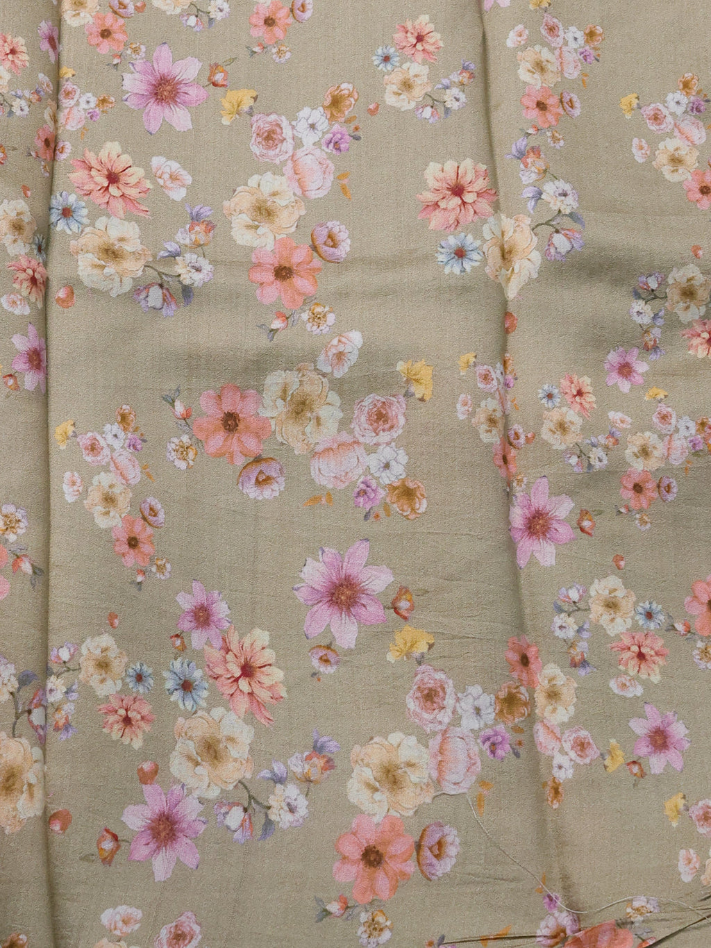 Brown Organza Silk Saree