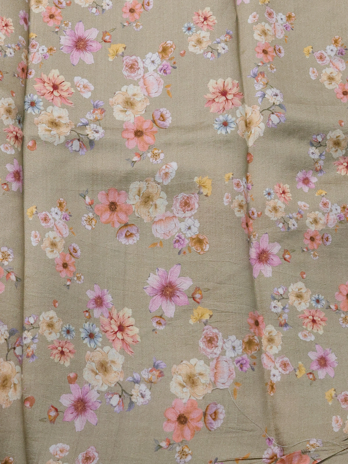 Brown Organza Silk Saree