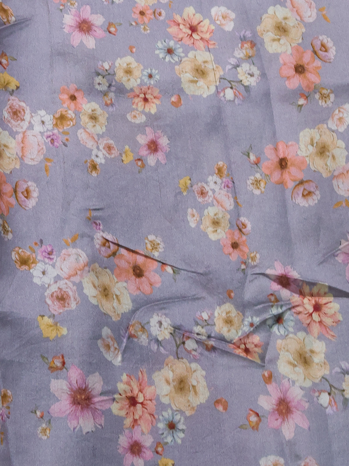 Grey Organza Silk Saree