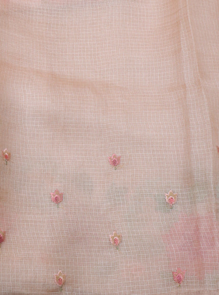 Beige Silk Kota Saree