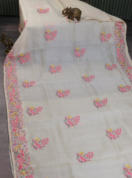 Cream Silk Kota Saree