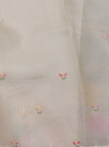 Cream Silk Kota Saree